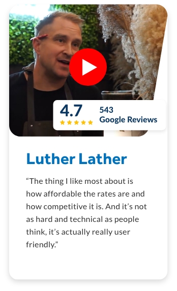 Luther Lather Customer Testimonial Mobile